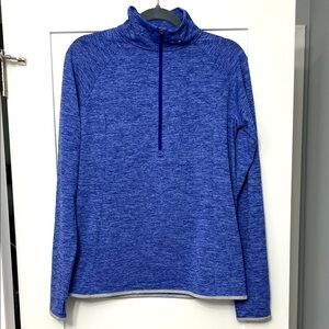 Under Armour Heathered Blue Heatgear Performance Top
